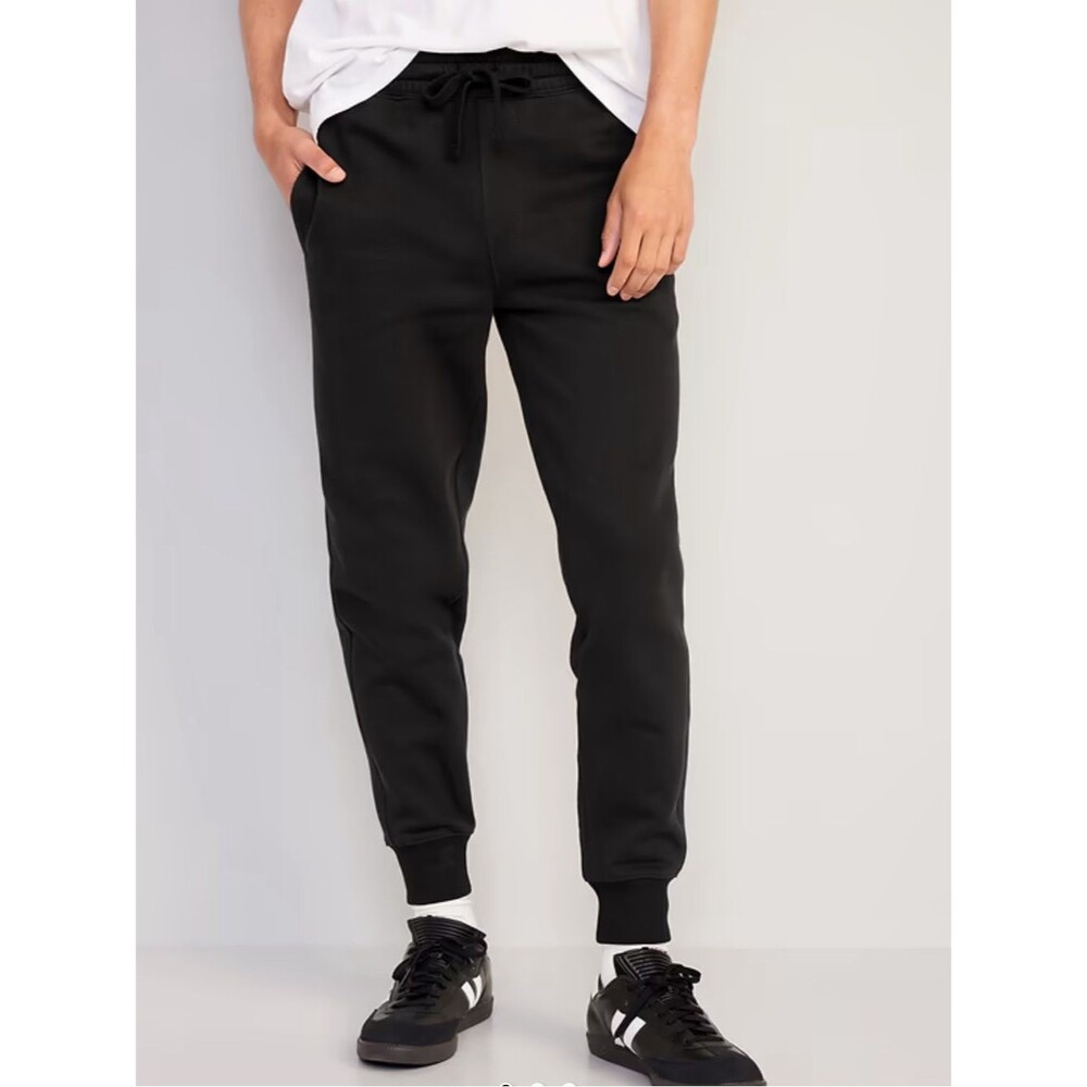 Old Navy Tapered Jogger Sweatpants NEW Black Style 407510 Mens XXL